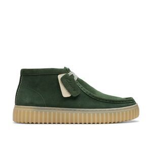 Clarks Mens Torhill HI Green Boots (NWT)